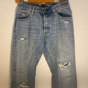 Vintage Levi’s 510 Fit Jeans - Size W25 L30 | Medium Wash, Lightly Distressed